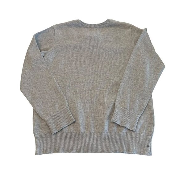 OsHKosH B'Gosh Gray Flip Shark Sequins Long Sleeve Sweater Size 10 NWT MSPR $40 - Picture 2 of 6